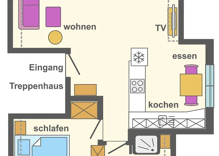 Seestrasse 75 Dachgeschoss Apartament